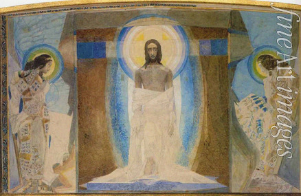 Vrubel Mikhail Alexandrovich - The Resurrection (Triptych)