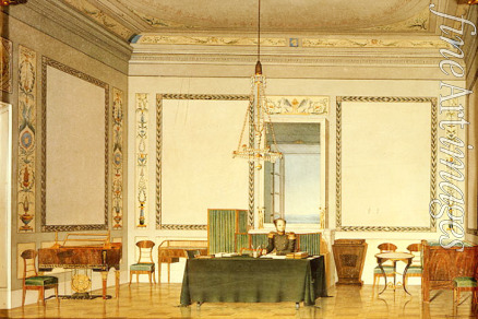 Tschernik - Kaiser Alexander I. in seinem Arbeitszimmer im Winterpalast