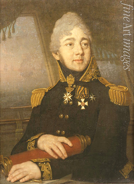 Borovikovsky Vladimir Lukich - Portrait of Ilya Andreevich Boratynsky (1777-1836)