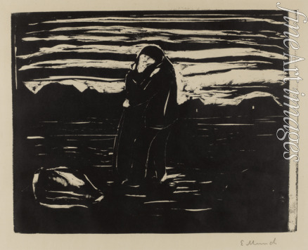 Munch Edvard - Kiss in the Field