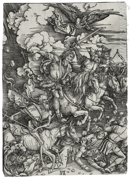 Dürer Albrecht - Die vier apokalyptischen Reiter. Aus Apocalypsis cum Figuris