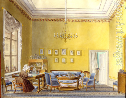 Russian master - Interior in the E. Boratynsky's House in Moscow
