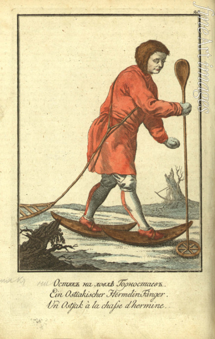 Georgi Johann Gottlieb - Ostyak  on a stoat hunt