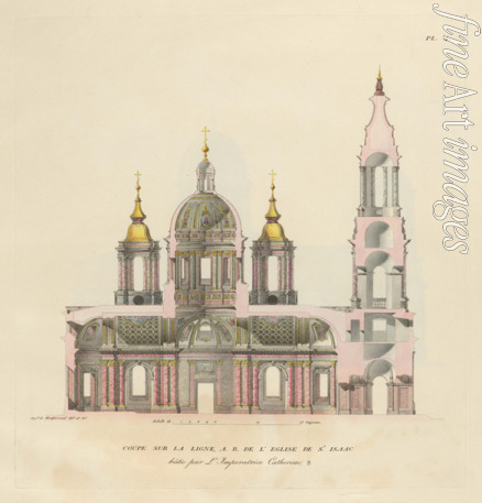 Montferrand Auguste de - The Saint Isaac's Cathedral