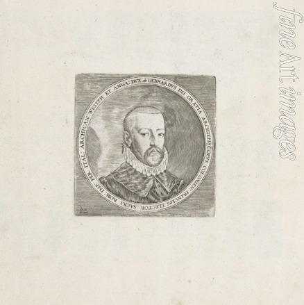 Hogenberg Frans - Portrait of Gebhard Truchsess von Waldburg (1547-1601)
