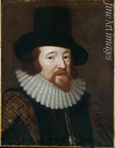 Unbekannter Künstler - Porträt von Francis Bacon (1561–1626)