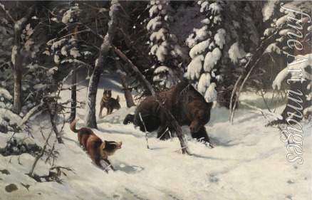Prjanischnikow Illarion Michajlowitsch - Die Bärenjagd