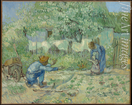 Gogh Vincent van - Erste Schritte (nach Millet)