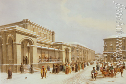 Arnout Louis Jules - The new stock exchange and the Arcade in Moscow