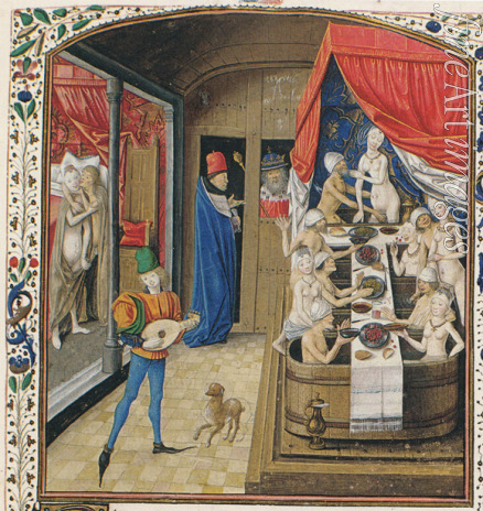 Master of Anthony of Burgundy - A Bathhouse. From 