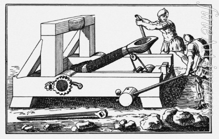 Anonymous - Archimedes Siege Catapult. From The Histories by Polybius