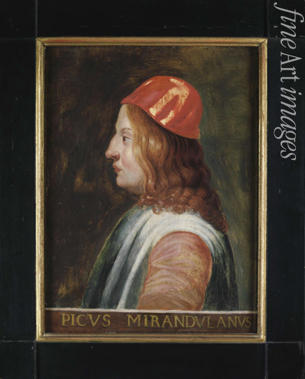 Unbekannter Künstler - Porträit von Giovanni Pico della Mirandola