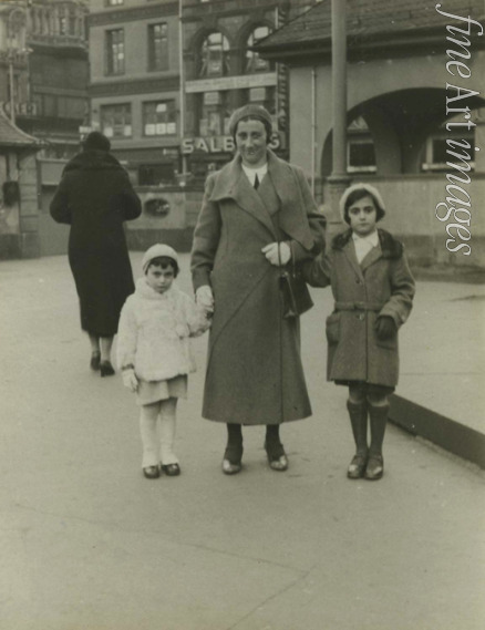 Unbekannter Fotograf - Edith, Margot und Anne Frank, Deutschland