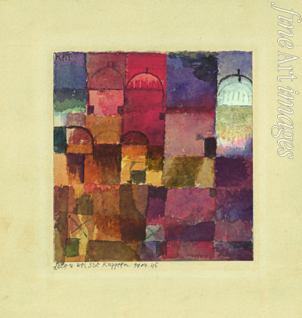 Klee Paul - Red and White Domes