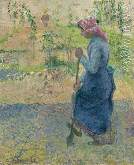 Pissarro Camille - Bauernmädchen beim Umgraben