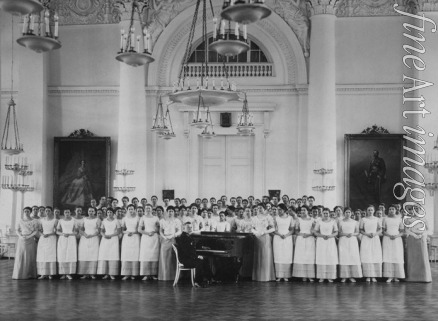 Bulla Karl Karlowitsch - Schülerinnen des Smolny-Instituts für adelige Mädchen bei einer Musikstunde