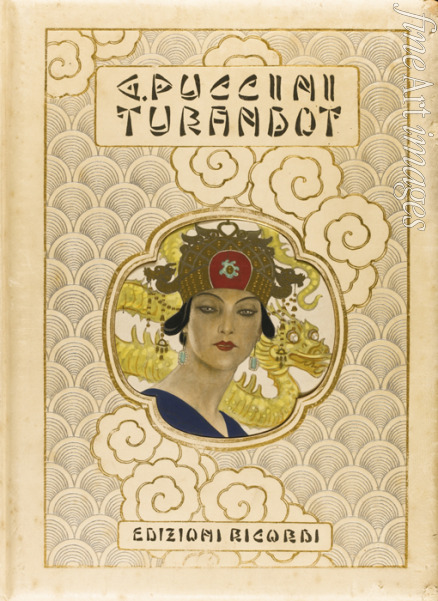 Unbekannter Künstler - Titelblatt der ersten Edition von Turandot von Giacomo Puccini