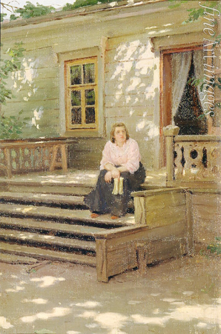 Kalinitschenko Jakow Jakowlewitsch - Vor dem Hauseingang