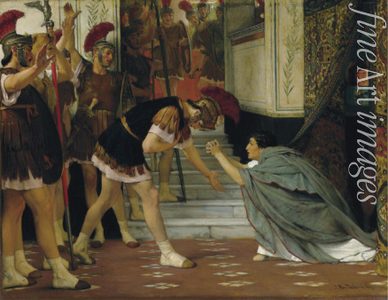 Alma-Tadema Sir Lawrence - Proklamation des Claudius zum Kaiser