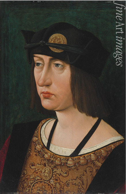 Perréal Jean - Portrait of Louis XII, King of France (1498-1515)