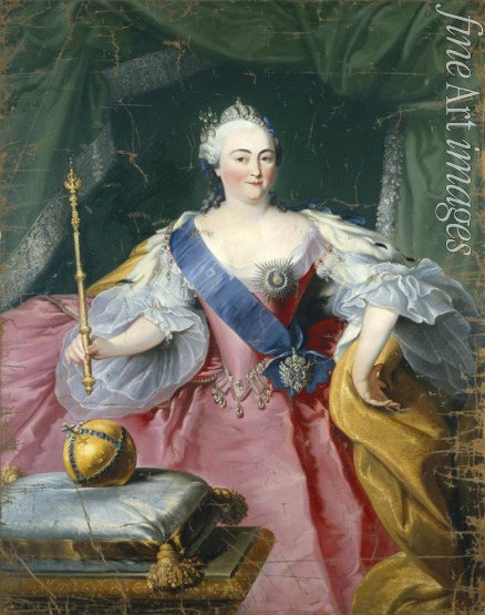 Prenner Georg Kaspar von - Portrait of Empress Elizabeth of Russia (1709-1762)