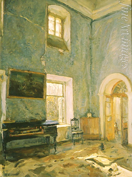 Serov Valentin Alexandrovich - A hall in the Manor House (Estate Belkino)