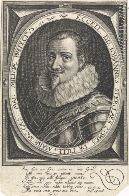 Passe Crispijn van de der Ältere - Porträt von Johann T'Serclaes, Graf von Tilly