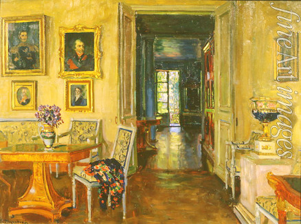 Zhukovsky Stanislav Yulianovich - Interior in the Manor House Brasovo