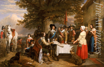 Landseer Charles - Der Vorabend der Schlacht von Edge Hill, 1642
