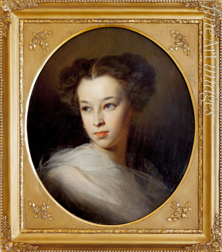 Makarow Iwan Kosmitsch - Porträt von Natalia Alexandrowna Puschkina, Gräfin von Merenberg (1836-1913), Tochter des Dichters