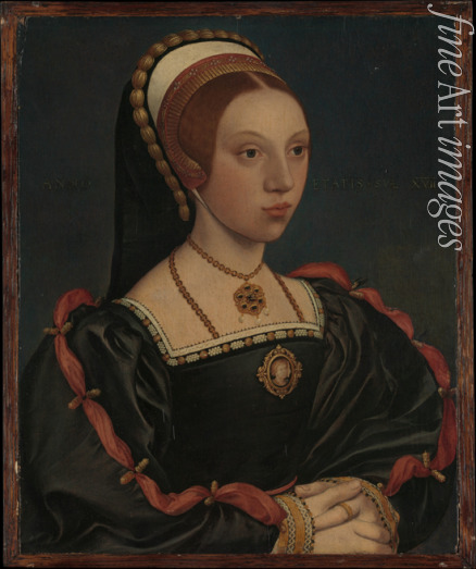 Holbein Hans der Jüngere Werkstatt - Porträt einer jungen Dame (Catherine Howard)