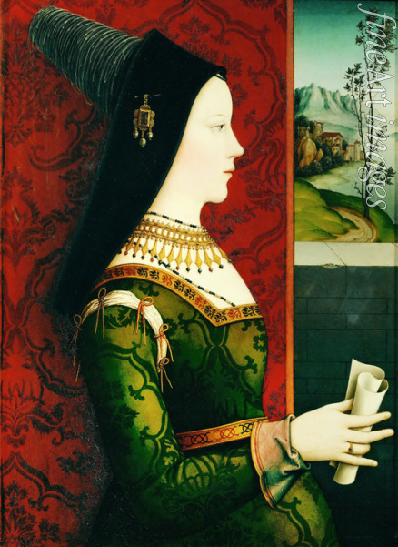 Reiser Niklas - Porträt von Herzogin Maria von Burgund (1457-1482)