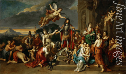 Hoet Gerard - Allegorie auf Kaiser Leopold I. (Allegorie auf den Türkenkrieg 1663-1664)