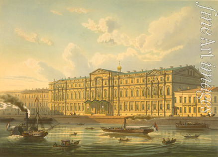 Charlemagne Jules - The Michael Palace and Palace Quay in Saint Petersburg