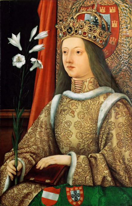 Burgkmair Hans der Ältere - Porträt von Eleonore von Portugal (1434-1467), Frau von Friedrich III., Kaiser des Heiligen Römischen Reiches