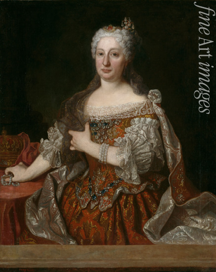 Ranc Jean - Porträt von Erzherzogin Maria Anna von Österreich (1683-1754), Königin von Portugal