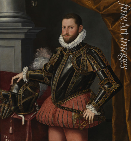 Sánchez Coello Alonso School of - Portrait of Archduke Ernest of Austria (1553-1595)