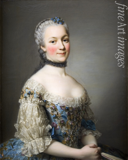 Roslin Alexander - Porträt von Katarzyna Mniszech, geb. Zamoyska (1722-1771)
