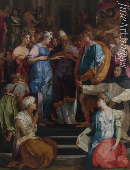 Rosso Fiorentino - The Marriage of the Virgin (Pala Ginori)