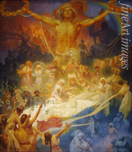 Mucha Alfons Marie - Apotheosis of the Slavs. Slavs for Humanity