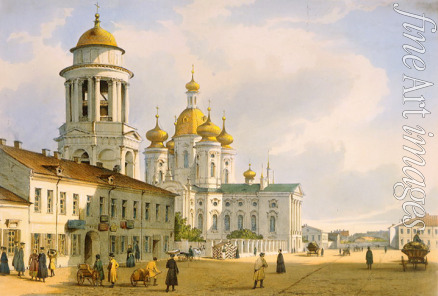 Perrot Ferdinand Victor - Die Kirche der Gottesmutter von Wladimir in St. Petersburg