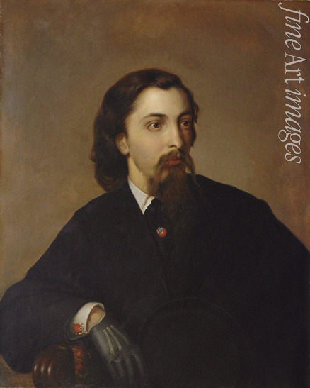 Unbekannter Künstler - Porträt von Andrei Fjodorowitsch Lichatschow (1832-1890)