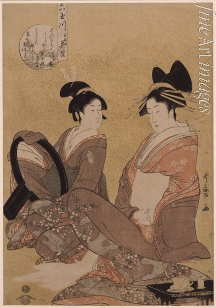 Utamaro Kitagawa - Hanamurasaki of the Tamaya