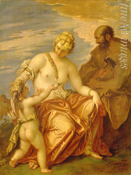Ricci Sebastiano - Venus, Vulcanus und Amor