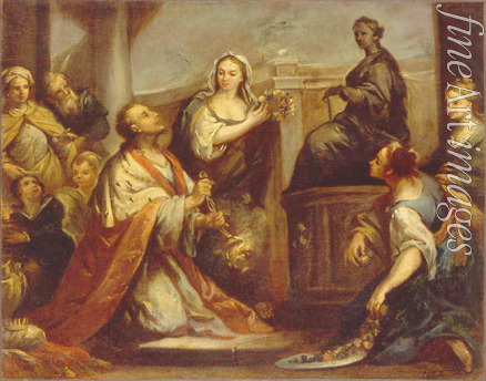 Amigoni Jacopo - Die Abgötterei des Königs Salomo