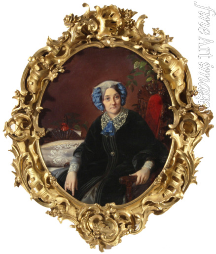 Zaryanko Sergei Konstantinovich - Portrait of Princess Isabella Adamovna Gagarina (1800-1886), nee Countess Walewska