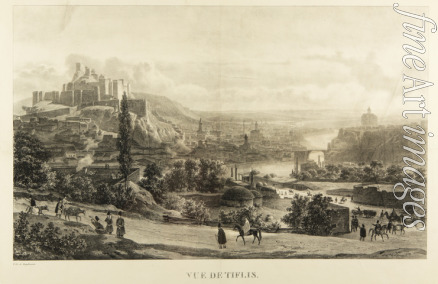 Engelmann Godefroy - Blick auf Tiflis