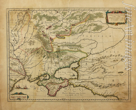 Mercator Gerardus - Taurica Chersonesus. Map of the Crimea