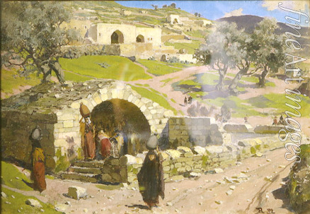 Polenow Wassili Dmitriewitsch - Der Jungfrauenbrunnen in Nazareth