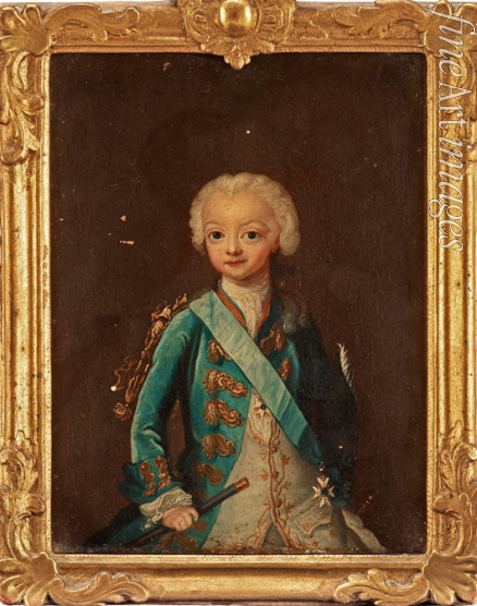 Pasch Ulrika Fredrika - Porträt von Kronprinz Gustav III. von Schweden